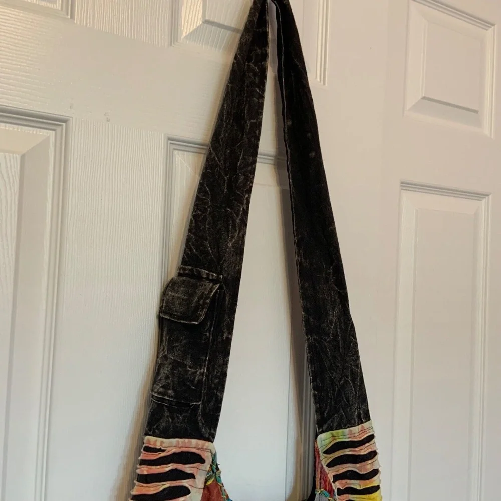 Handmade Multicolored Patchwork Hobo Crossbody Y2k Purse